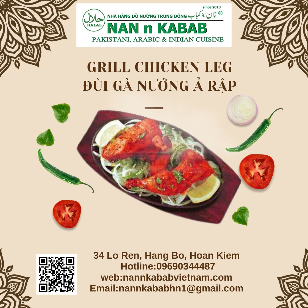 303. CHARCOAL CHICKEN LEG