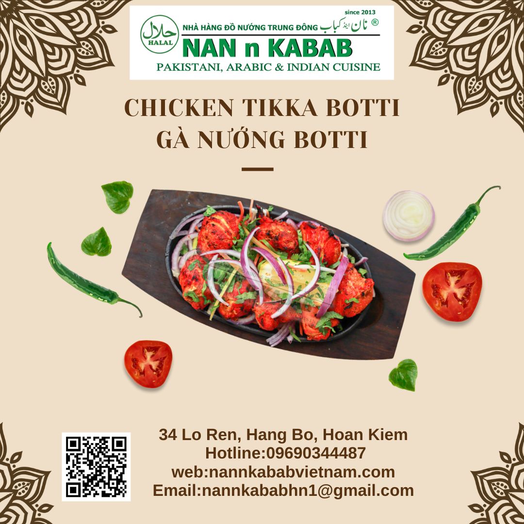 304. CHICKEN TIKKA BOTTI