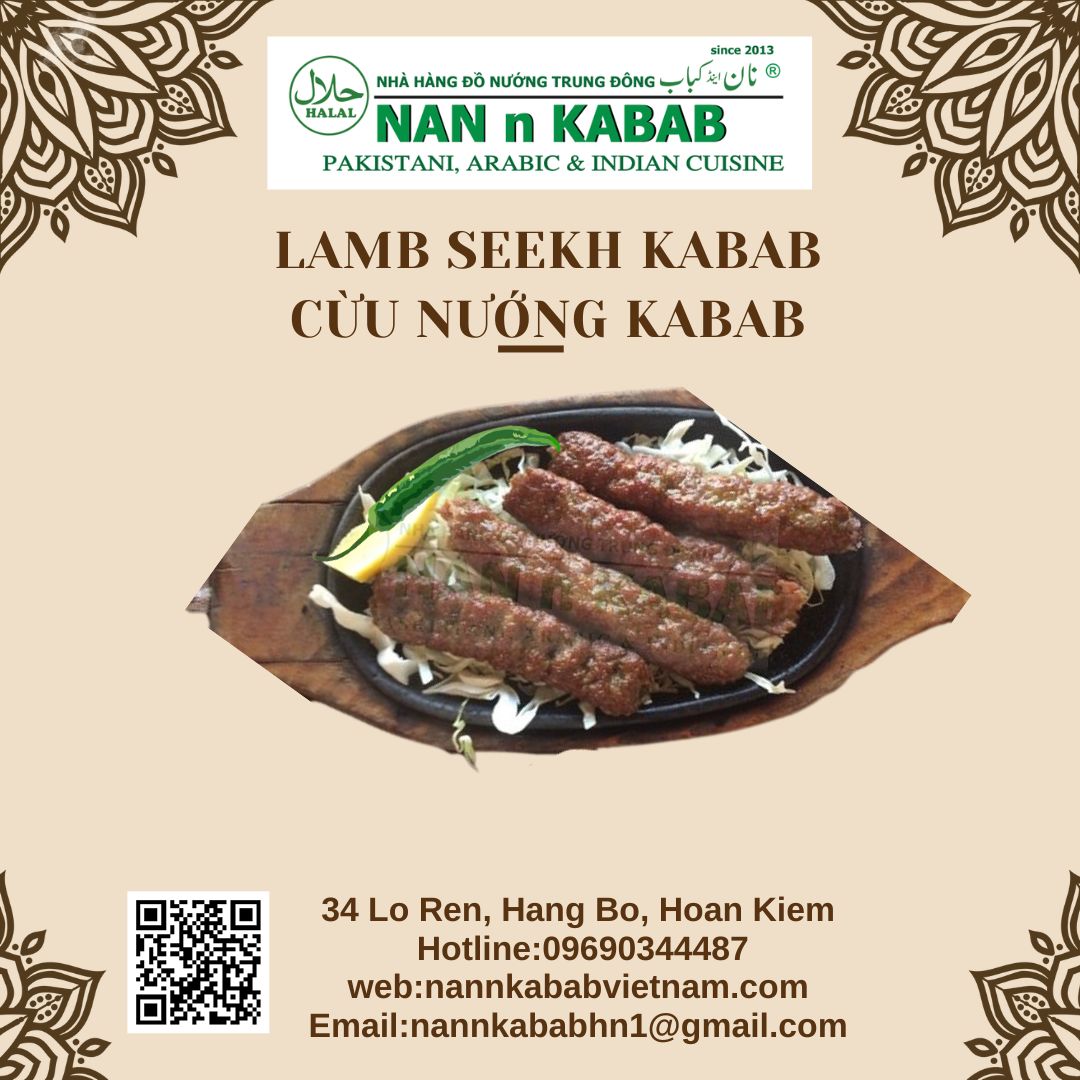 309. LAMB SEEKH KABAB
